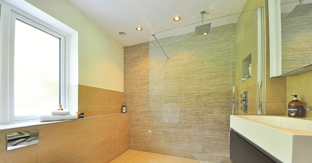 shower door installation at Orlando
