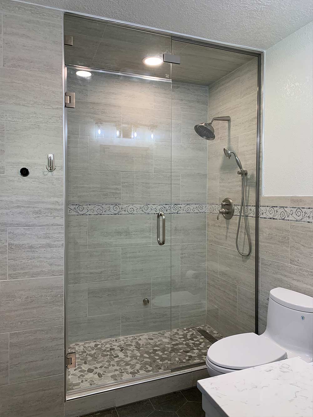 enclosed steam unit shower